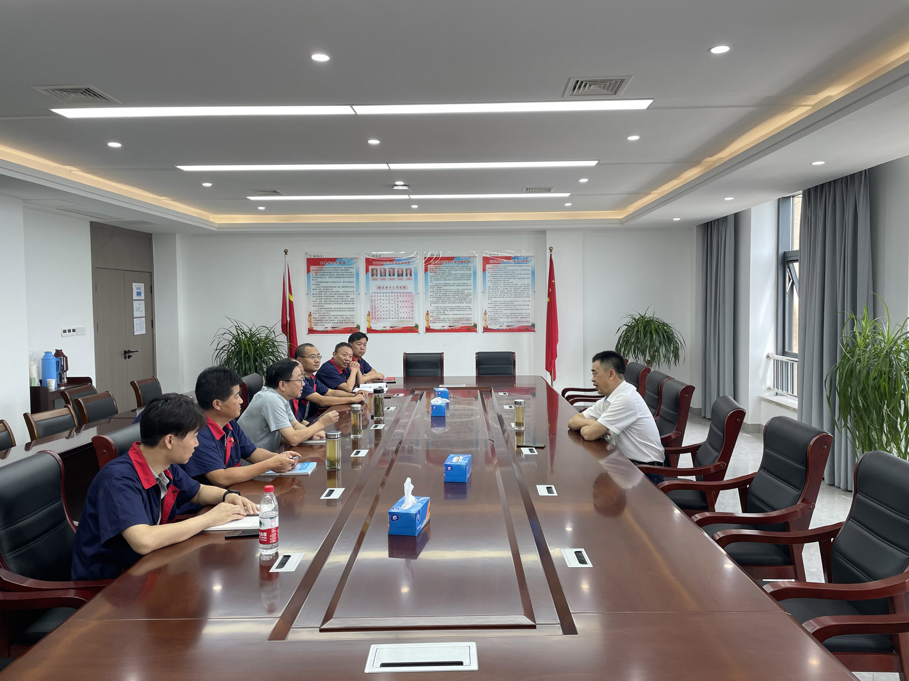 集團(tuán)公司黨委委員、總工程師周俊到公司調(diào)研 