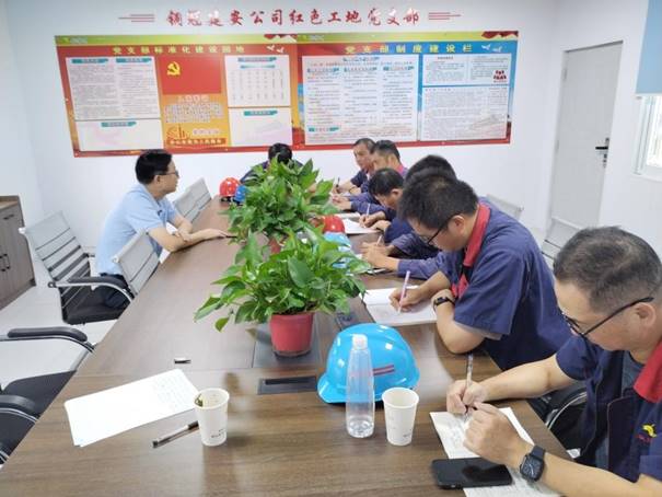 公司開(kāi)展第三季度安全、環(huán)保、消防綜合檢查 