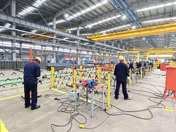公司舉辦電焊工、電工技術(shù)比武